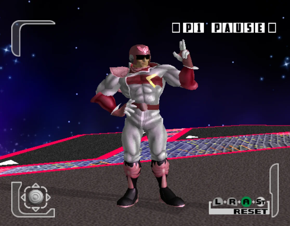 SNES Captain Falcon (White Variant) - textures.gg