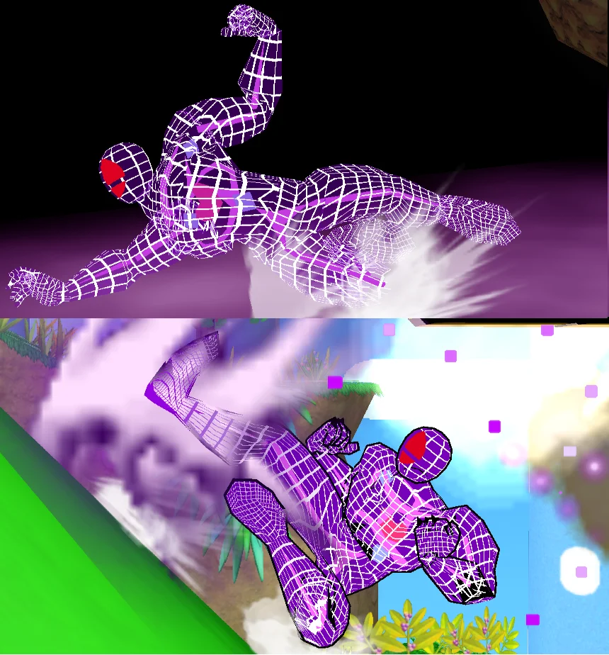 Wireframe Ganon - textures.gg
